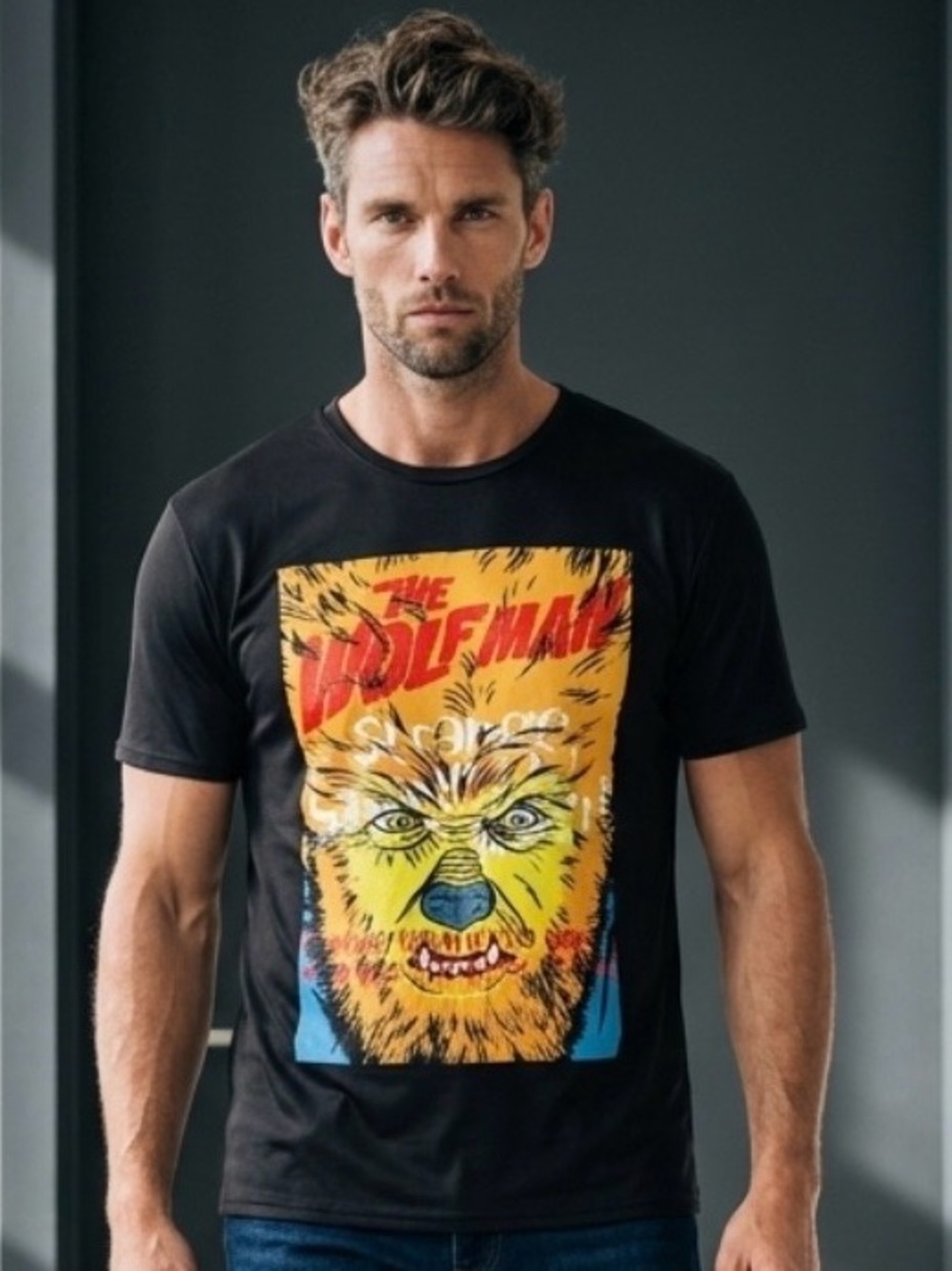 Wolfman Black Graphic Tee